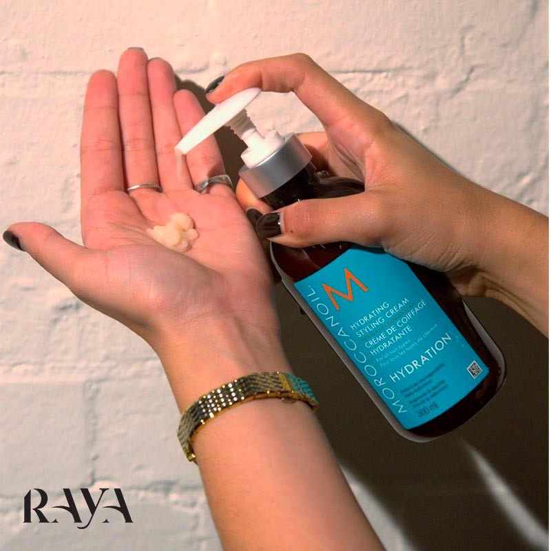 کرم آبرسان و حالت دهنده مو موروکن اویل Moroccanoil Hydrating Styling Cream 
